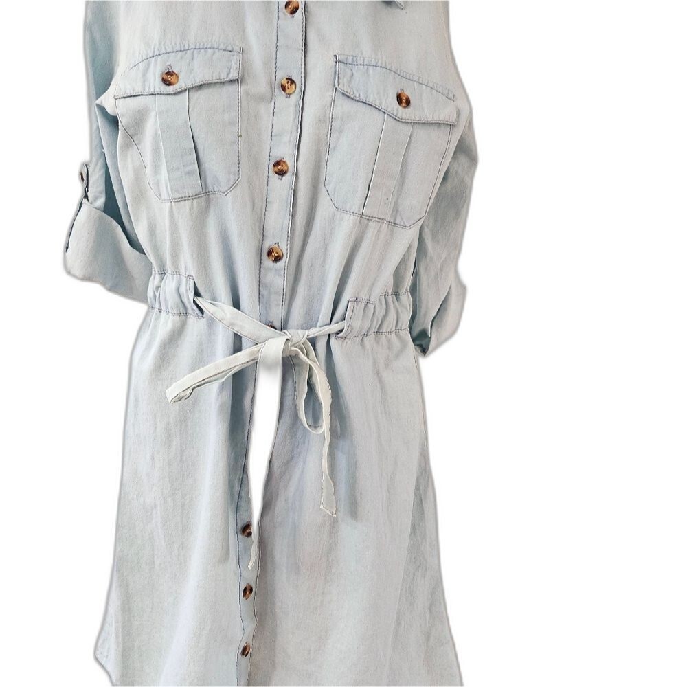 Speed Limit Light Blue Denim Dress